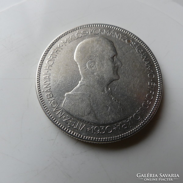 5 Pengő 1930 vf silver 3