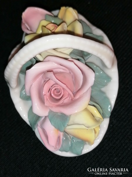 ENS porcelán rózsák, 2 db