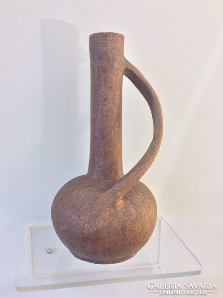 Impozáns, 43cm-es jelzett design váza az 50-es 60-as évekből lakberendezőknek. ( modern)