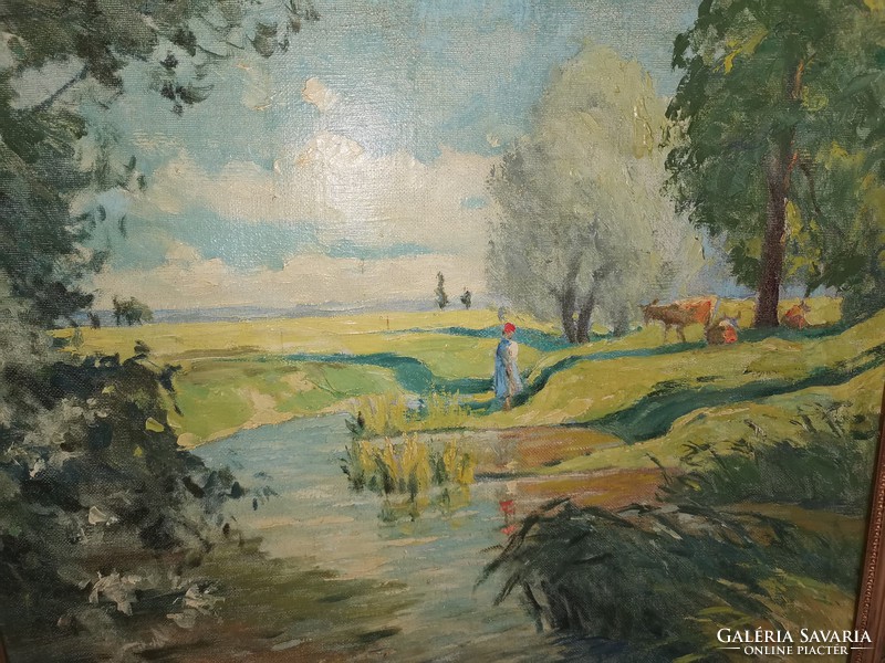 ILLENCZ LIPÓT (1882-1950):eredeti festménye
