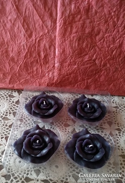 Fekete rózsa gyertya exkluzív Németországból kézműves termék, ajánljon!