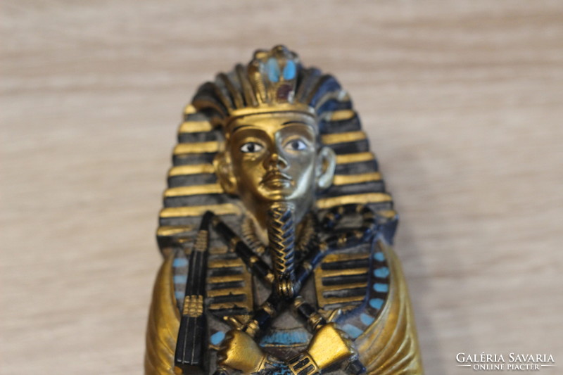 Csodás Nefretiti /Nefertiti/ fáraó szarkofág  Made In Egyiptom   22cm
