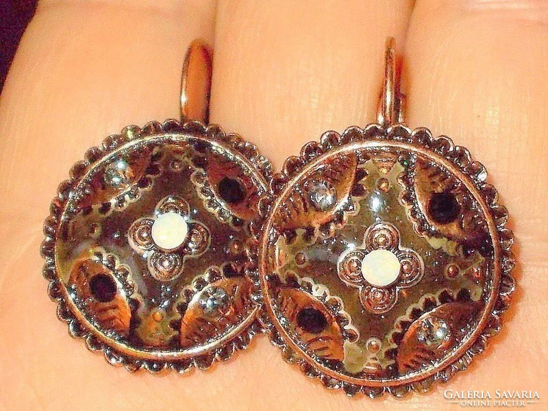 Unique ornate vintage earrings