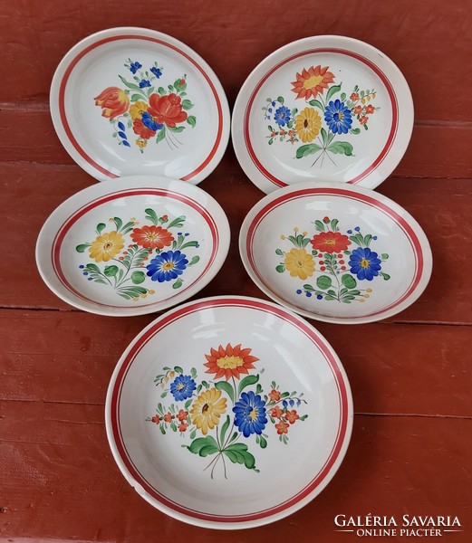 Granite floral wall plate, wall plates, plate, collectible beauty