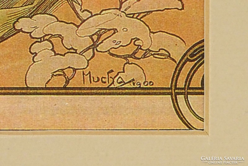 1C956 Alfons Mucha évszakok sorozat : Tavasz