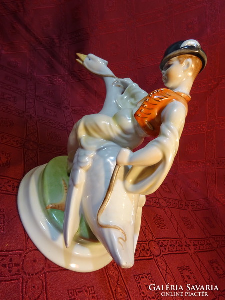 Herendi porcelán figura, Ludas Matyi, magassága 20 cm. Vanneki!