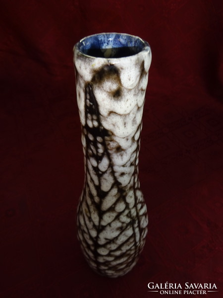 Glazed ceramic vase, height 27 cm. He has!