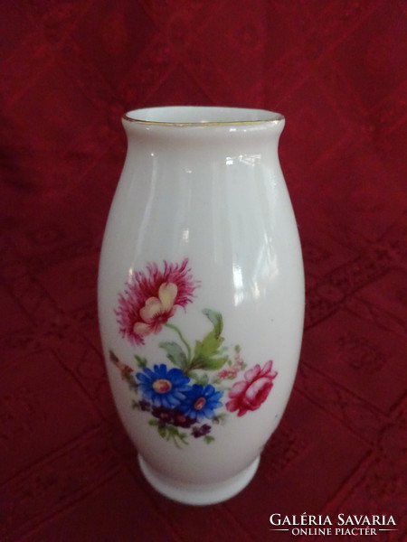 Hollóház porcelain vase, height 11.5 cm. He has!
