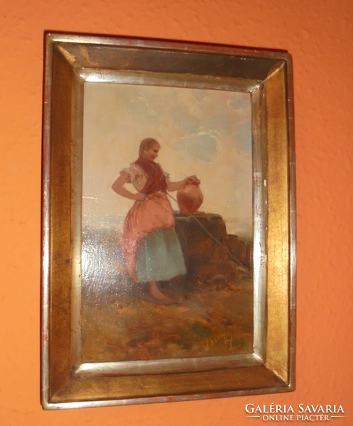 Cserépy Árpád (1859-1907): Vízhordó lány