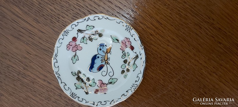 Zsolnay porcelain 6 beautiful small plates / coasters