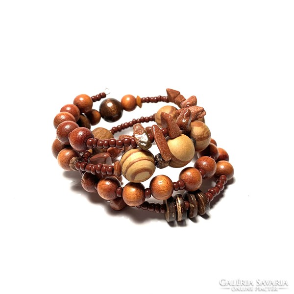 Wood - sunstone bracelet - for chubby ladies too! Size l / xl bracelet bracelet