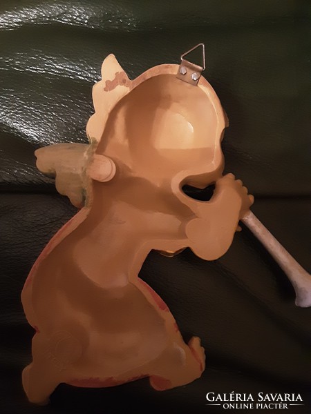 Bűbájos, nagy, Karácsonyi angyal, falra akasztható - 2 db