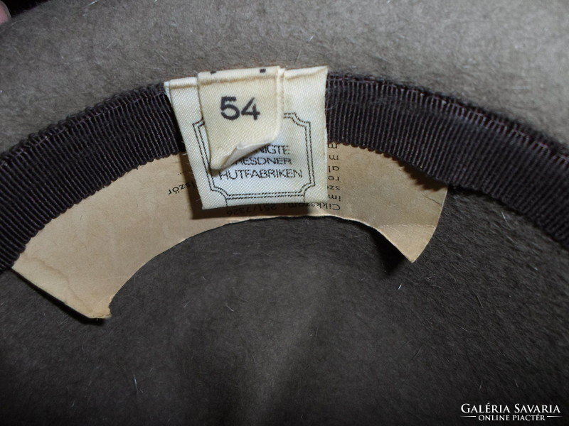 Retro / vintage women's hat (rabbit fur, gd)