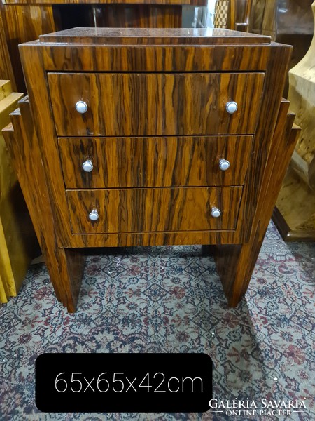 Art deco chest of drawers, bedside table