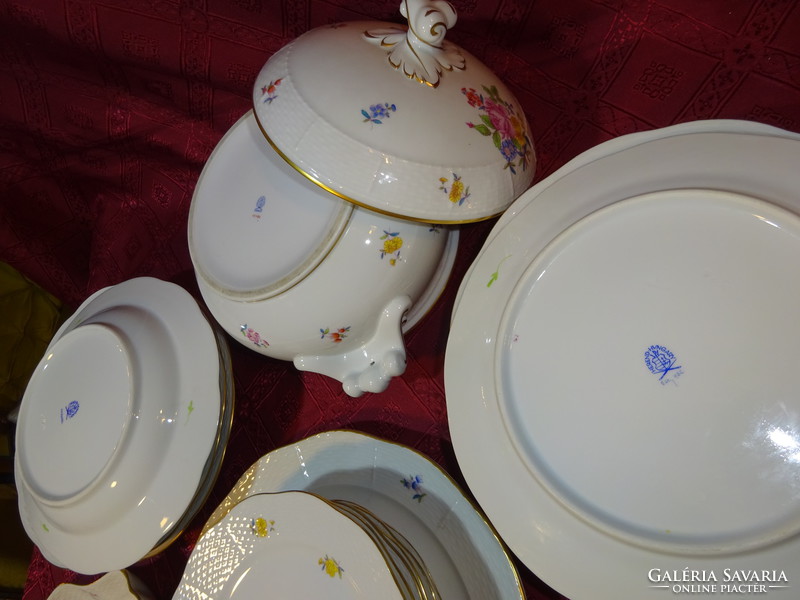 Herend porcelain, hbc pattern, 24-piece tableware. He has!