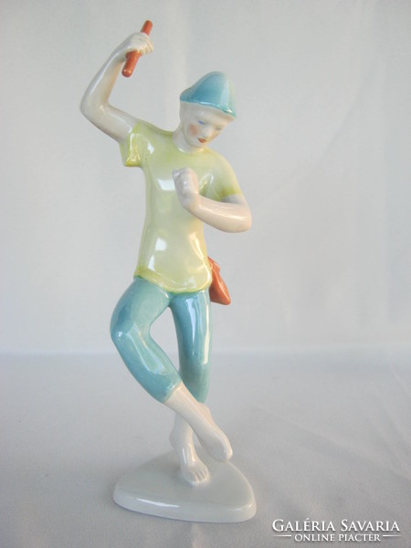 Porcelain dancing boy from Drasche quarries