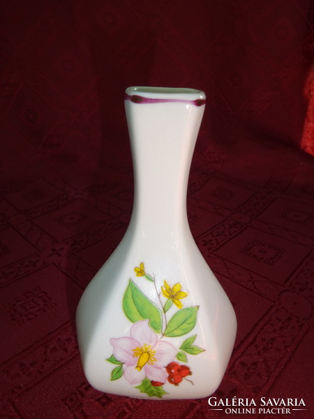 Hollóház porcelain, mini vase, height 12 cm. He has!