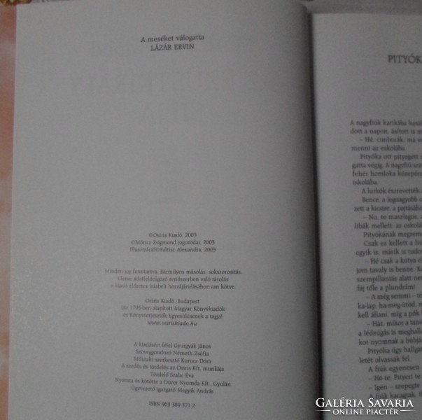 Móricz Zsigmond: Az ezüstkirály sípja (Osiris, 2003; magyar irodalom, mese, mesekönyv)