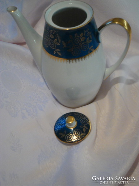 Beautiful gilded teapot