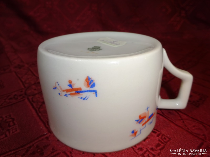 Zsolnay porcelain teacup, antique, stamped, 8.5 cm in diameter. He has!