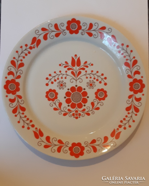 Alföldi matyó mintás porcelán fali tányér