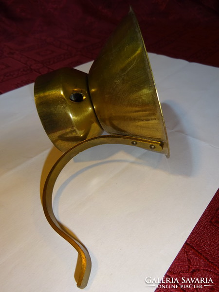 Copper candle holder, candle holder, with tab, bottom diameter 8.5 cm. He has!