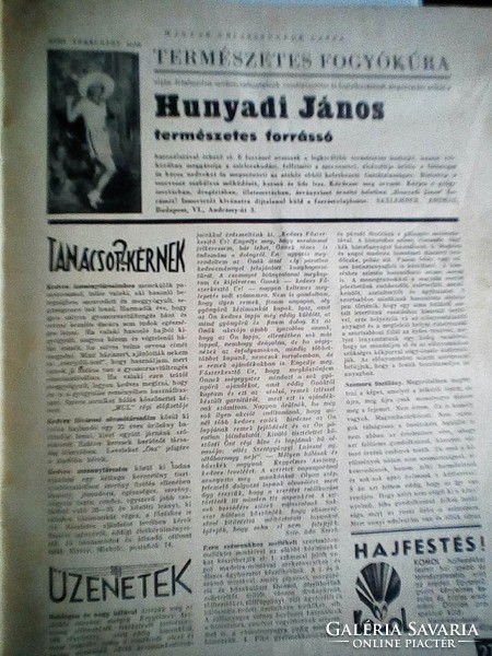 Magyar Uriasszonyok Lapja | 1937