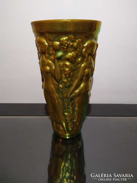 Zsolnay szüreti pohár