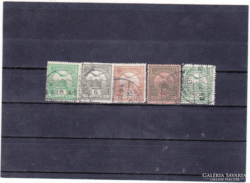 Magyarország forgalmi bélyegek1913