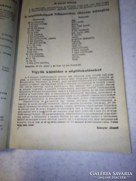 A magyar parasztszövetség naptára 1947