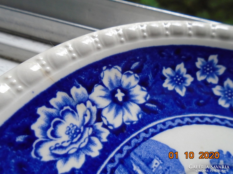 Villeroy&Boch Rusticana sorozatból kobaltkék mintás tányér 15 cm