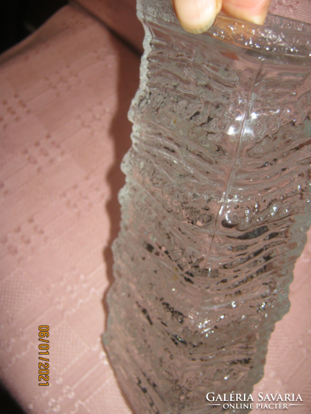 Oberglas art glass jég üveg váza