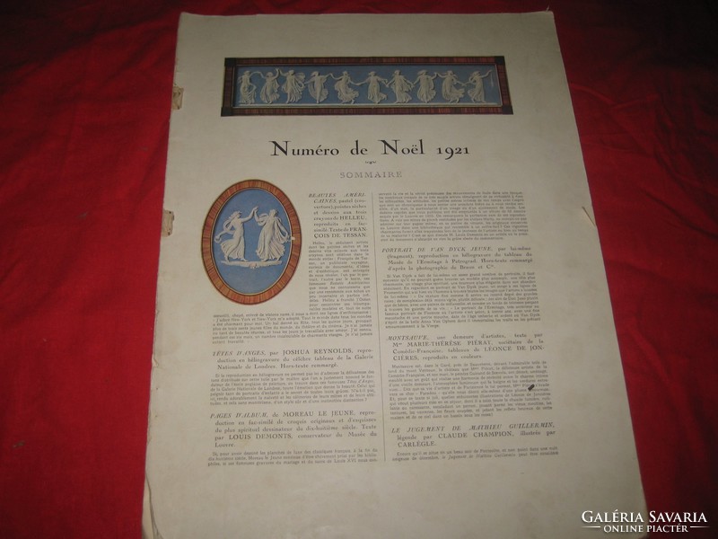Numéro de noel 1921, French art newspaper, with excellent photos 30 x 41 cm