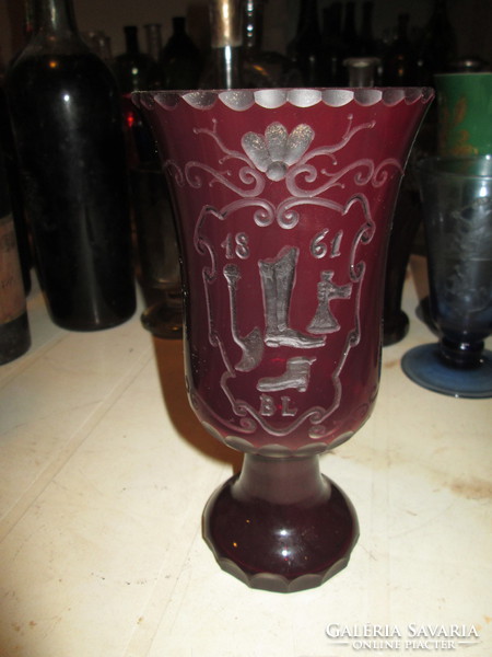 Céh pohár - A BAROTHI CSIZMADIA CÉH pohara 1861