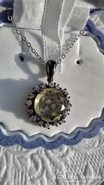 Lemon 925 silver pendant