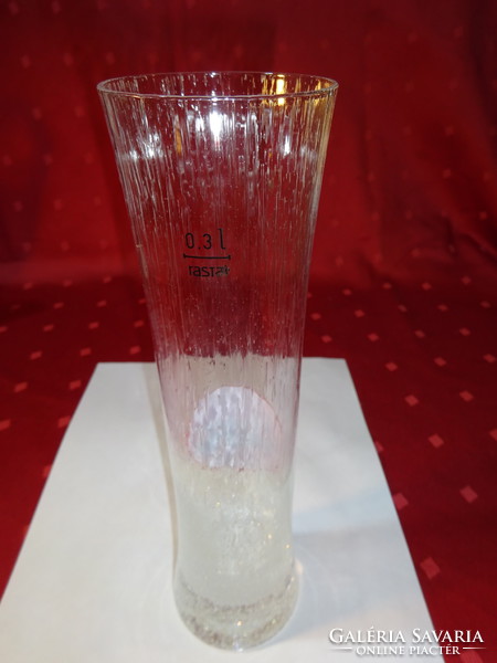 German glass beer glass, murauer pils advertising, 3 dl. He has! Jókai.