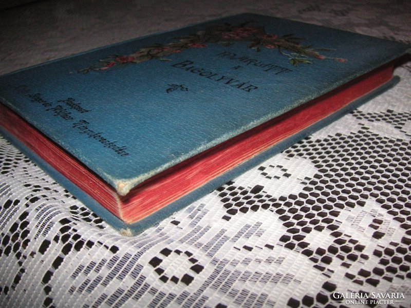 Marlitt Eugénia :  Bagolyvár 1896  szép állapotú , antik könyv