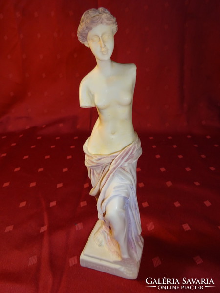 Alabaster statue of Venus of Apollo in Milo, height 23 cm. He has!