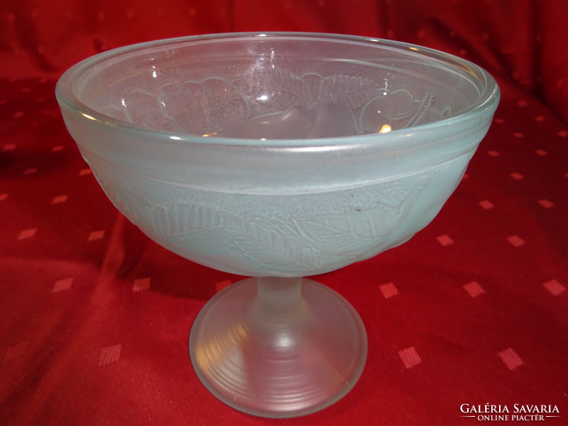 Printed pattern, greyish blue ice cream cup, top diameter 12.5 cm. He has!