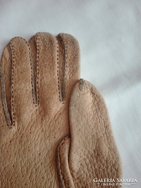 Women's gloves made of 7.5 thicker leather