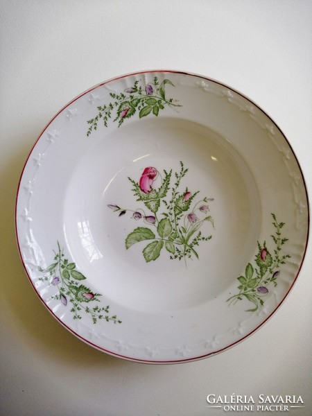 Fali tányér, rózsamintás