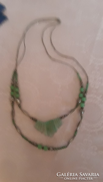 Antique necklace with semi-precious stones