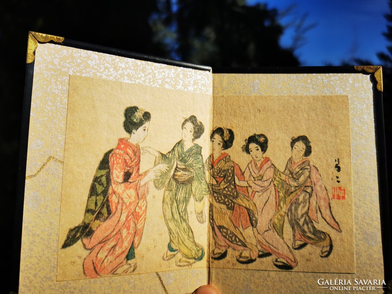Japanese picture with geishas