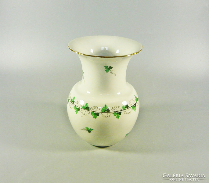 Herend, parsley (pe) patterned vase 8 cm., Flawless! (Bt014)