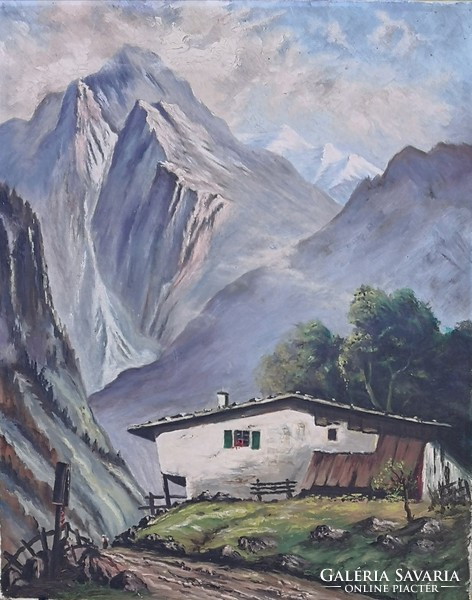FK/004 - Ismeretlen festő – Alpok