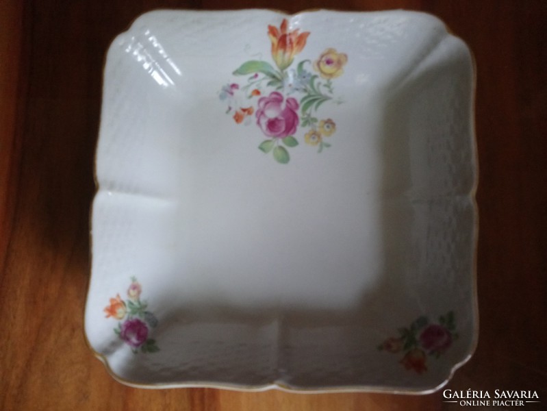 Eichwald porcelain garnished bowl with floral decor