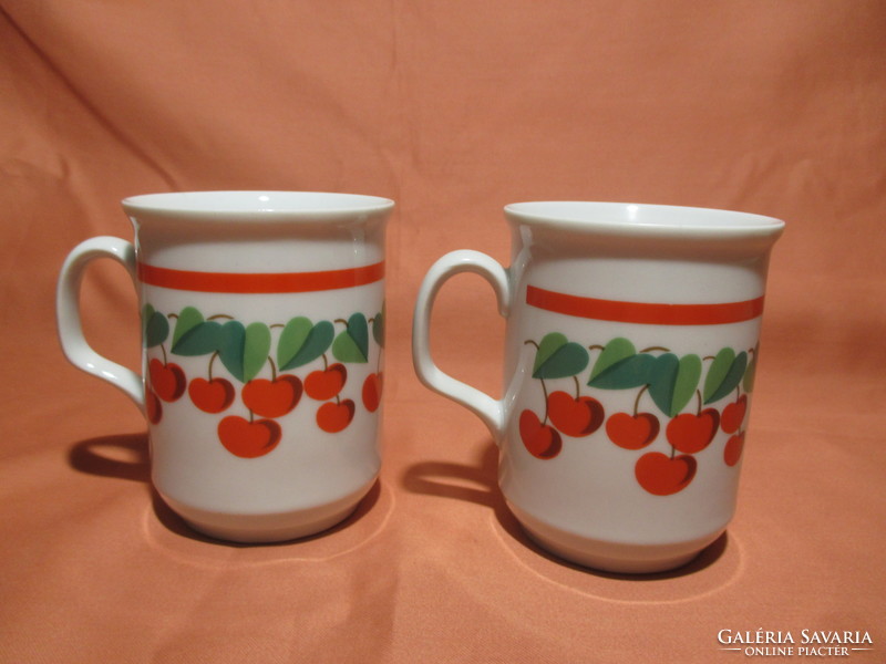 Bohemia Czechoslovak cherry mug, cup
