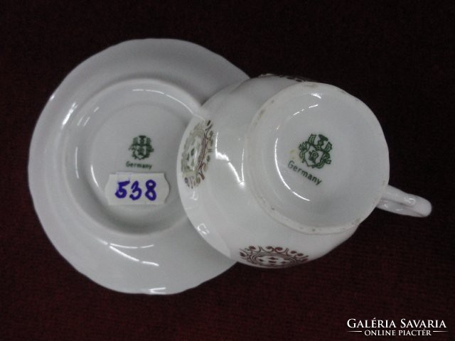 German porcelain coffee cup marked 