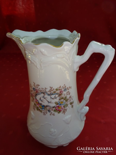 Német porcelán, antik teakiöntő, magassága 21,5 cm. Vanneki!