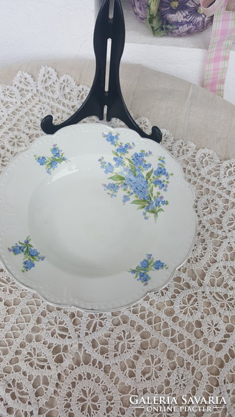 Zsolnay decorative wall plate with lily of the valley